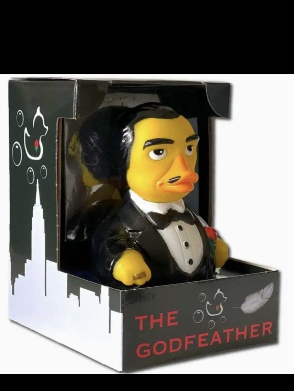 Celebriducks Dashboard The Godfeather Rubber Duck NEW